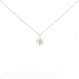 K18PG ソリティア ダイヤモンド ネックレス 0.305CT