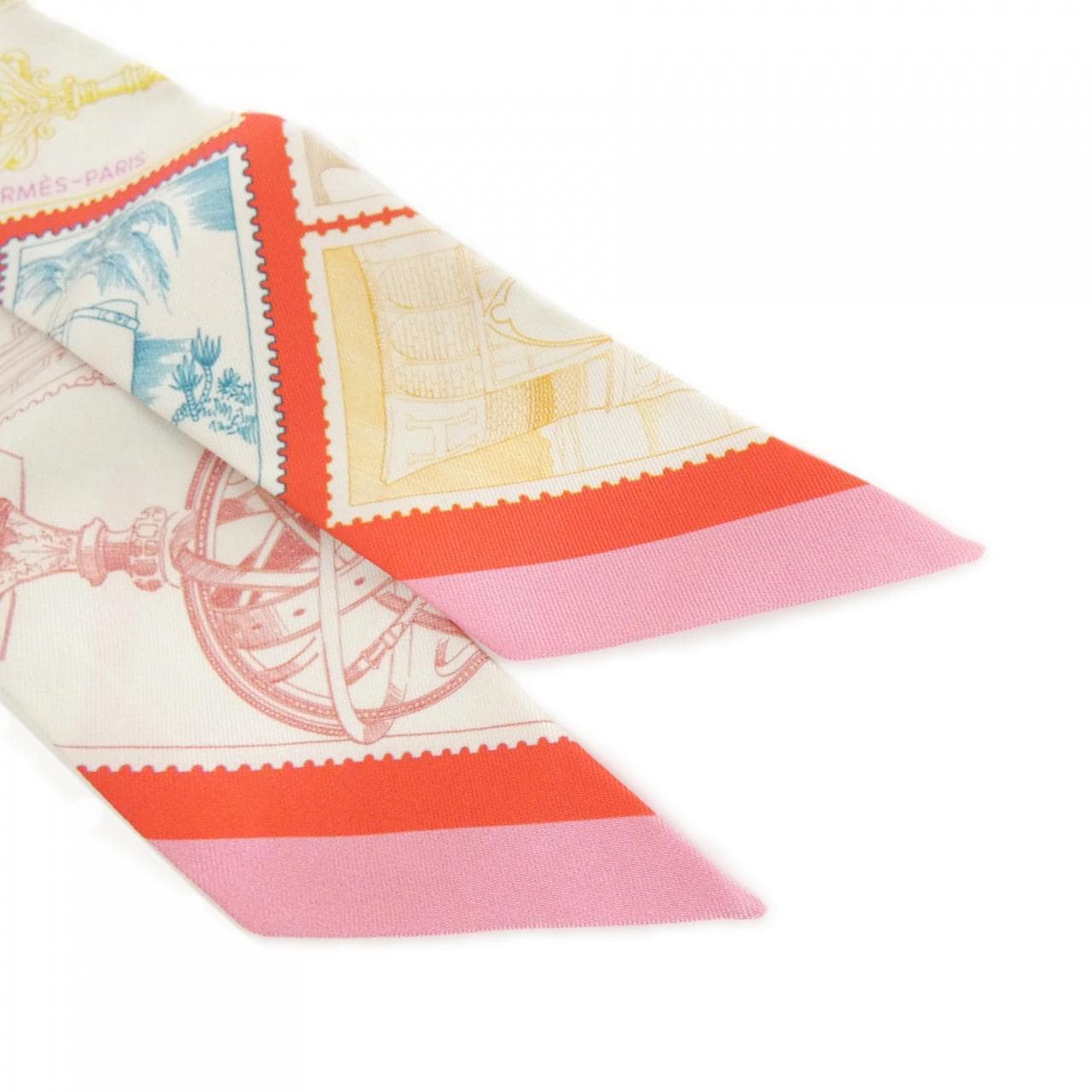 【未使用品】エルメス LA PHILATELISTE DU FAUBOURG ツイリー 064205S スカーフ