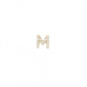 ポンテヴェキオ イニシャル ピアス 0.07CT 片耳