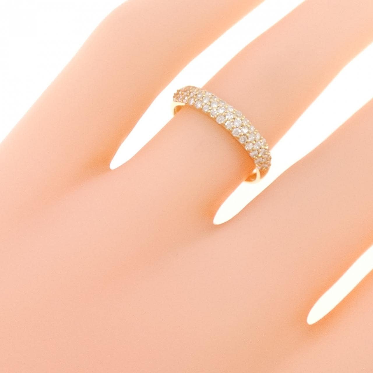 【リメイク】K18YG ダイヤモンド リング 0.30CT