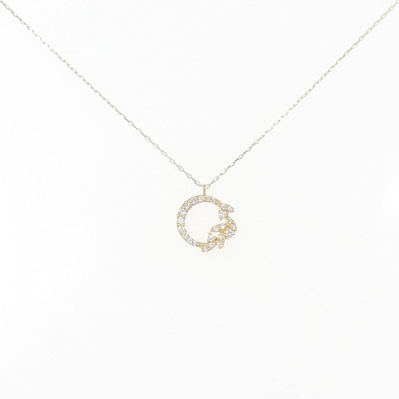 [BRAND NEW] K18YG Diamond Necklace 0.15CT