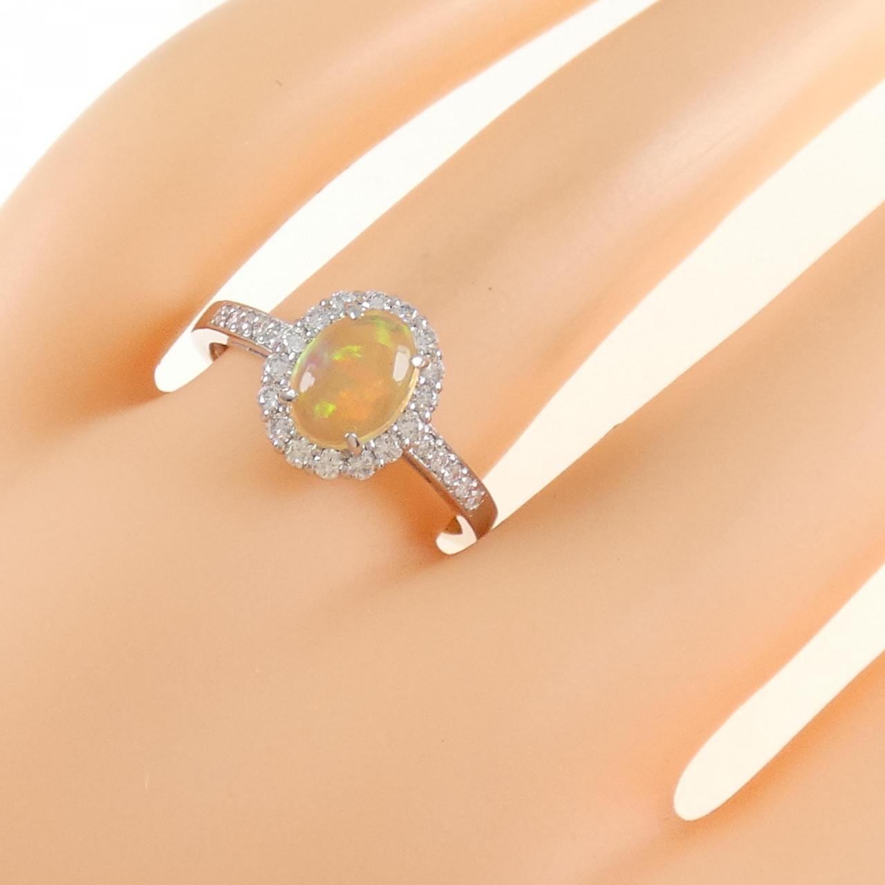 PT900 オパール リング 0.62CT