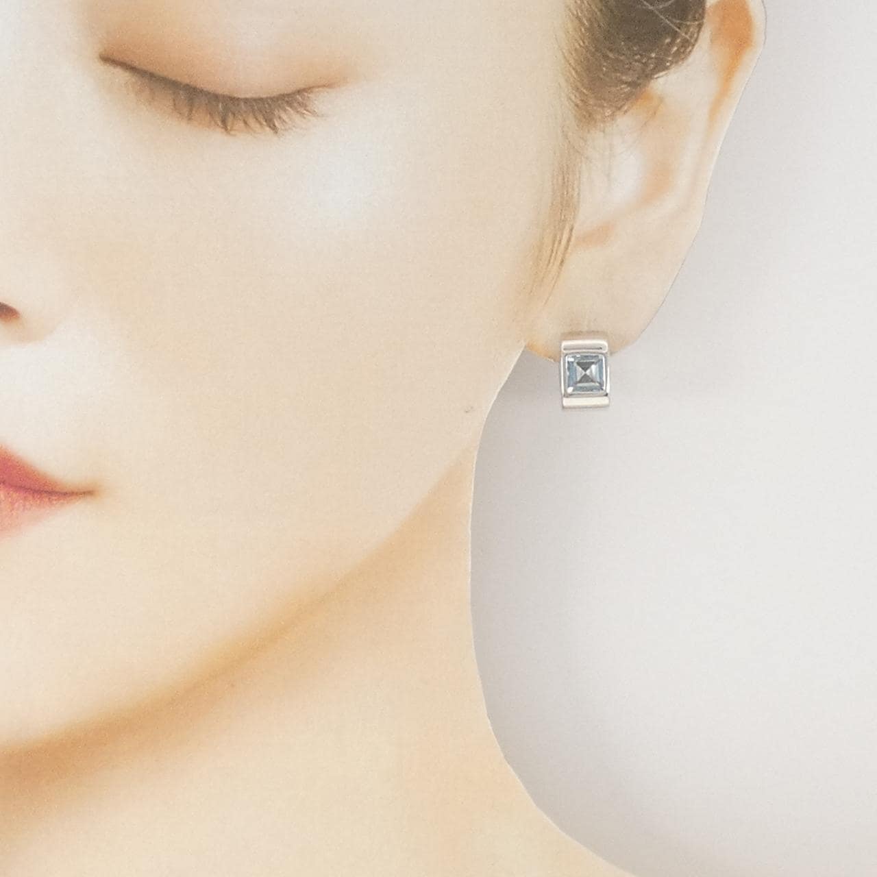 ポンテヴェキオ ブルートパーズ ピアス