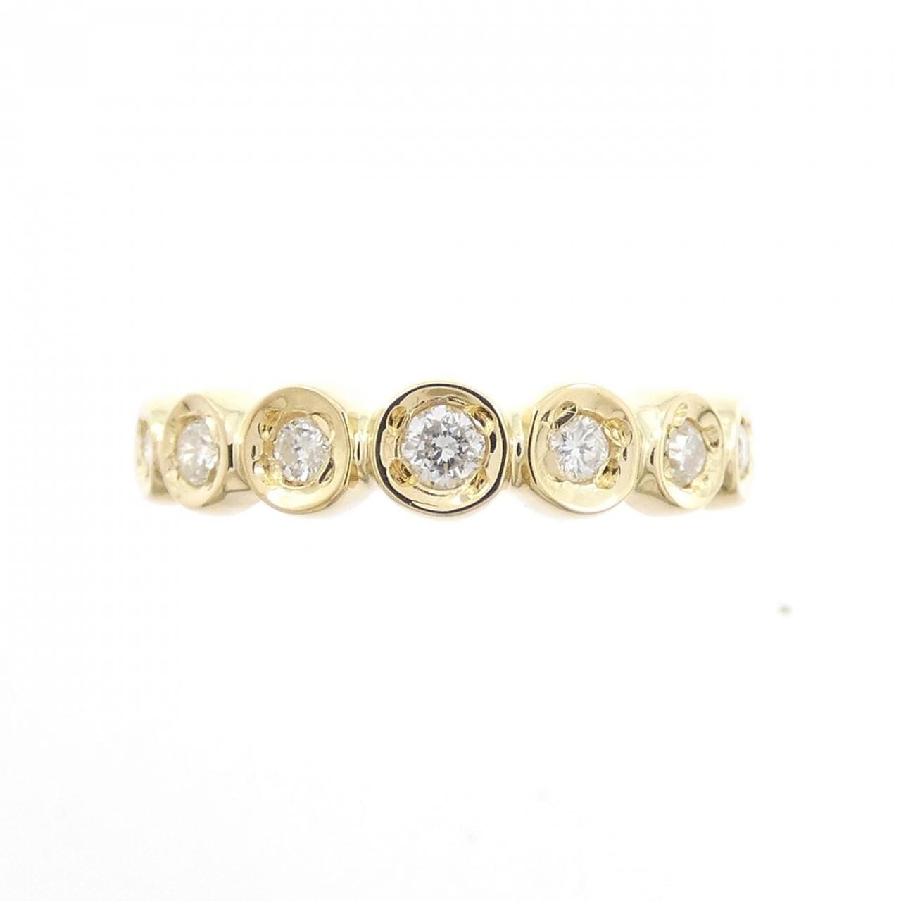 K18YG ダイヤモンド リング 0.13CT