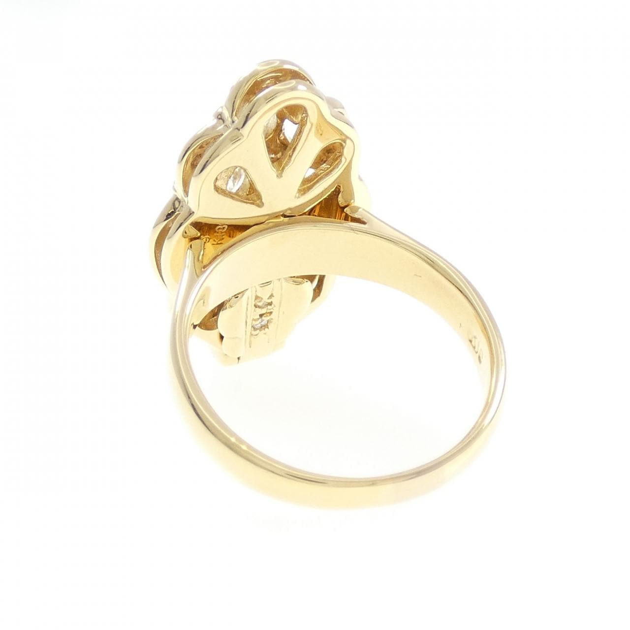 K18YG ダイヤモンド リング 0.45CT