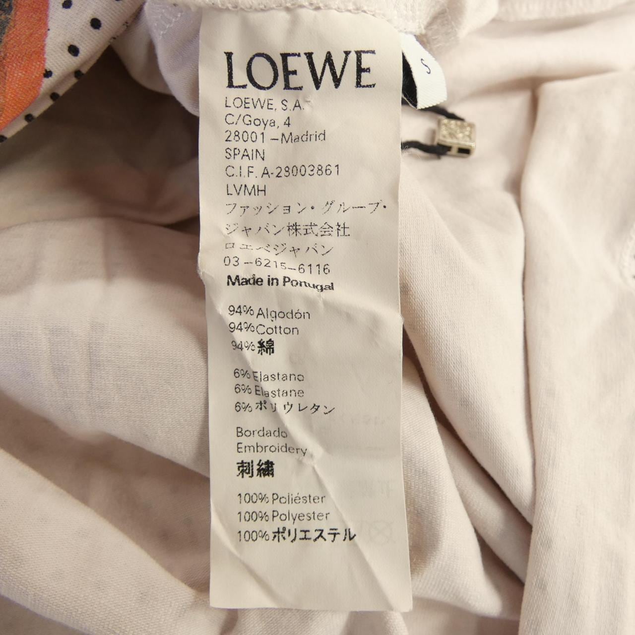 ロエベ LOEWE S6189251CR Tシャツ