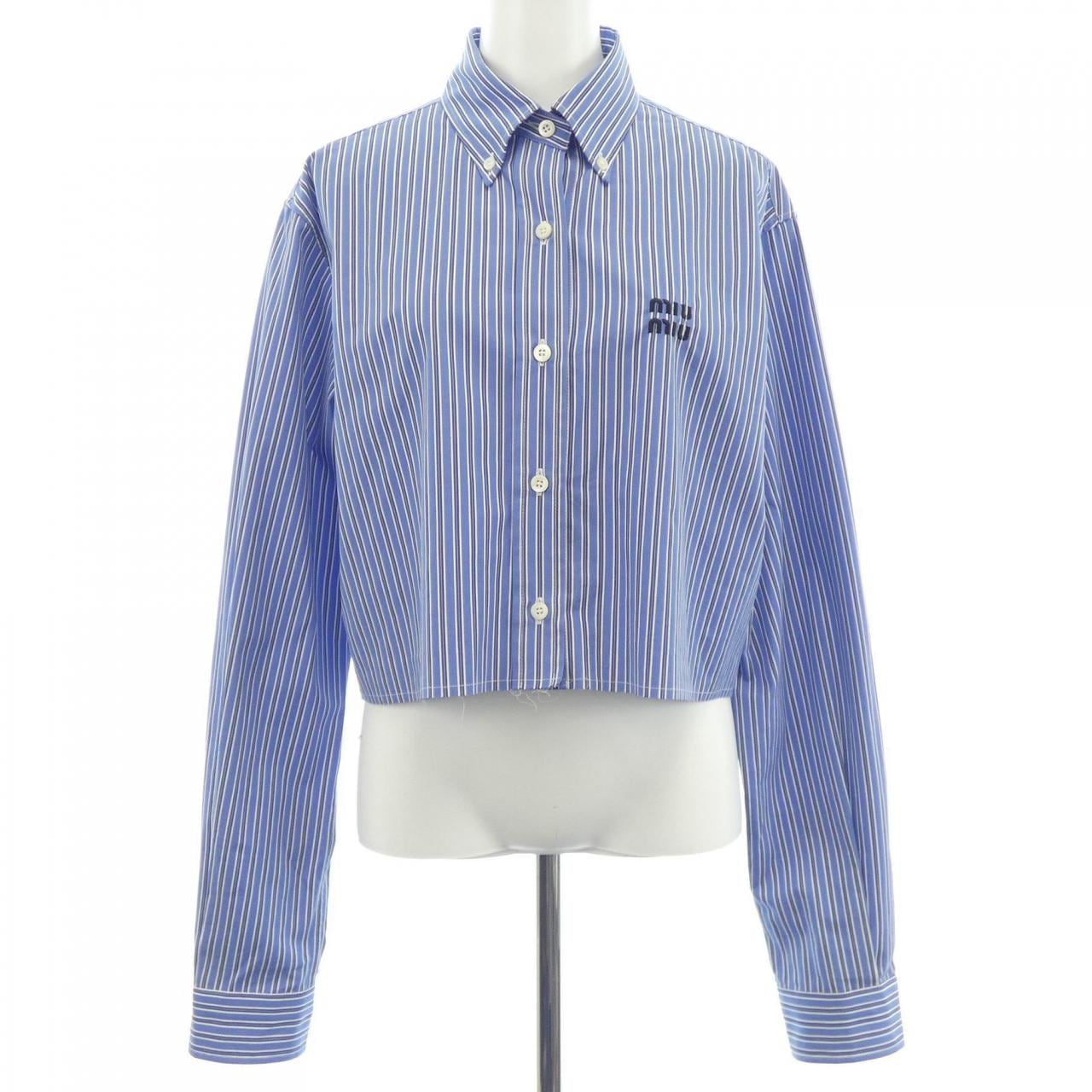 ミュウミュウ MIU MIU ポプリンシャツ MK1694 1101 シャツ