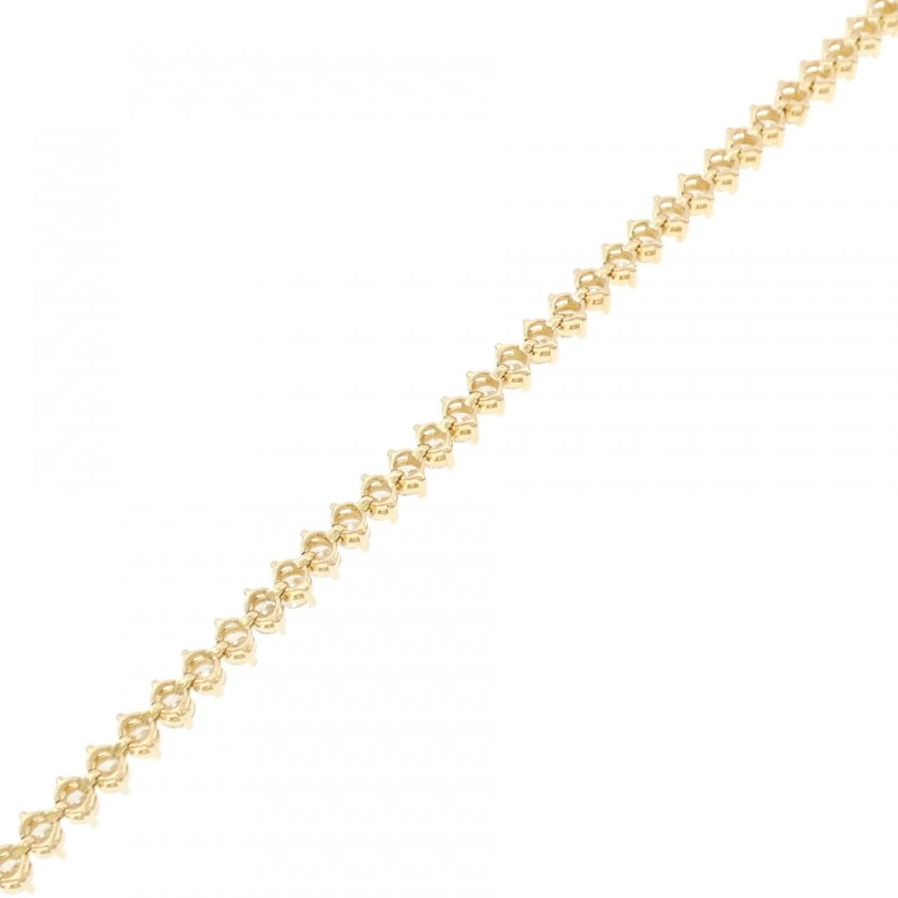 K18YG ダイヤモンド ブレスレット 5.00CT
