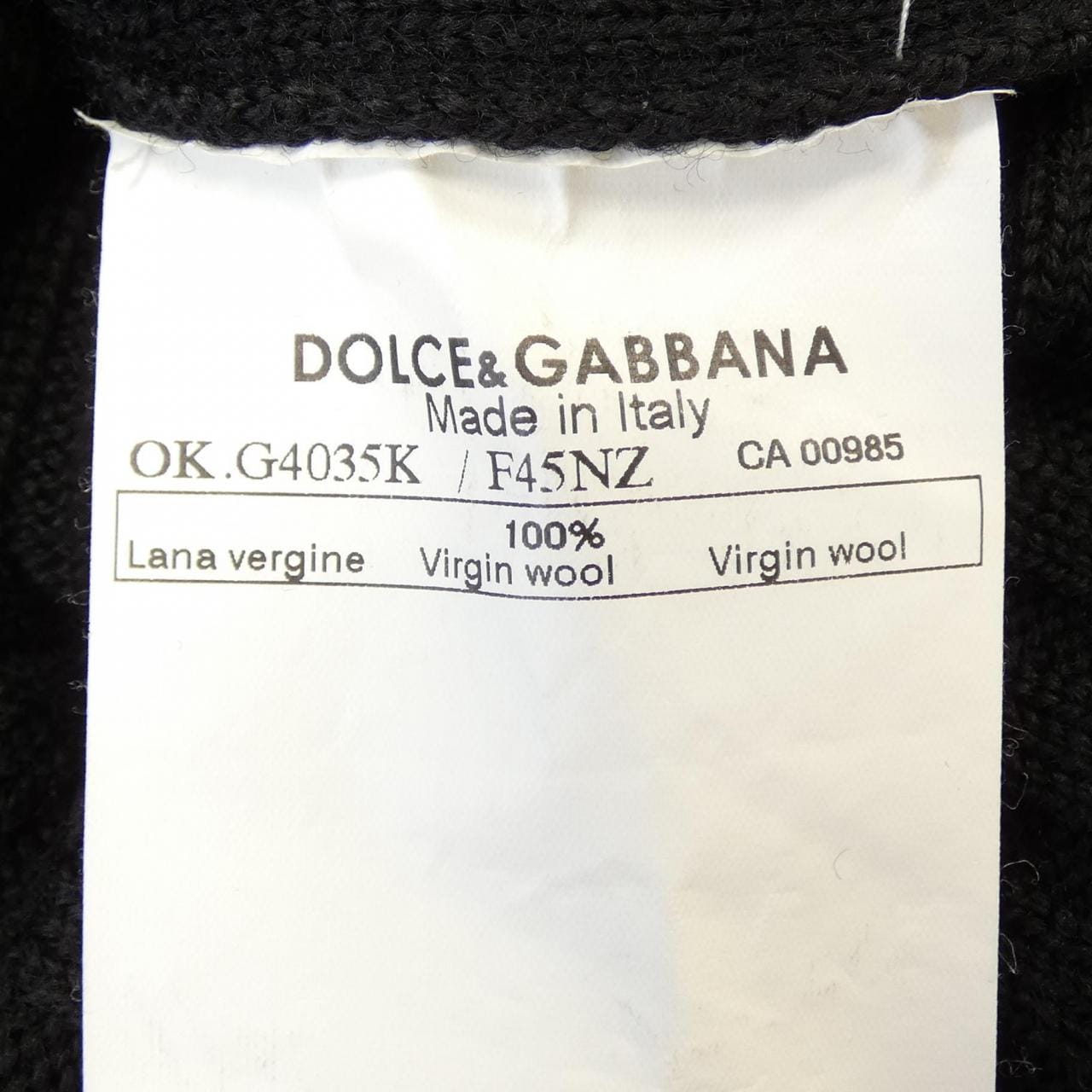 ドルチェアンドガッバーナ DOLCE&GABBANA G4035K F45NZ ニット