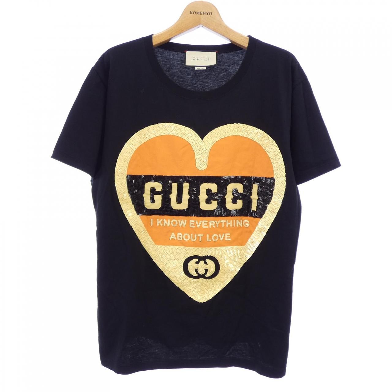 グッチ GUCCI I KNOW EVERYTHING ABOUT LOVE 492347 XJB72 Tシャツ