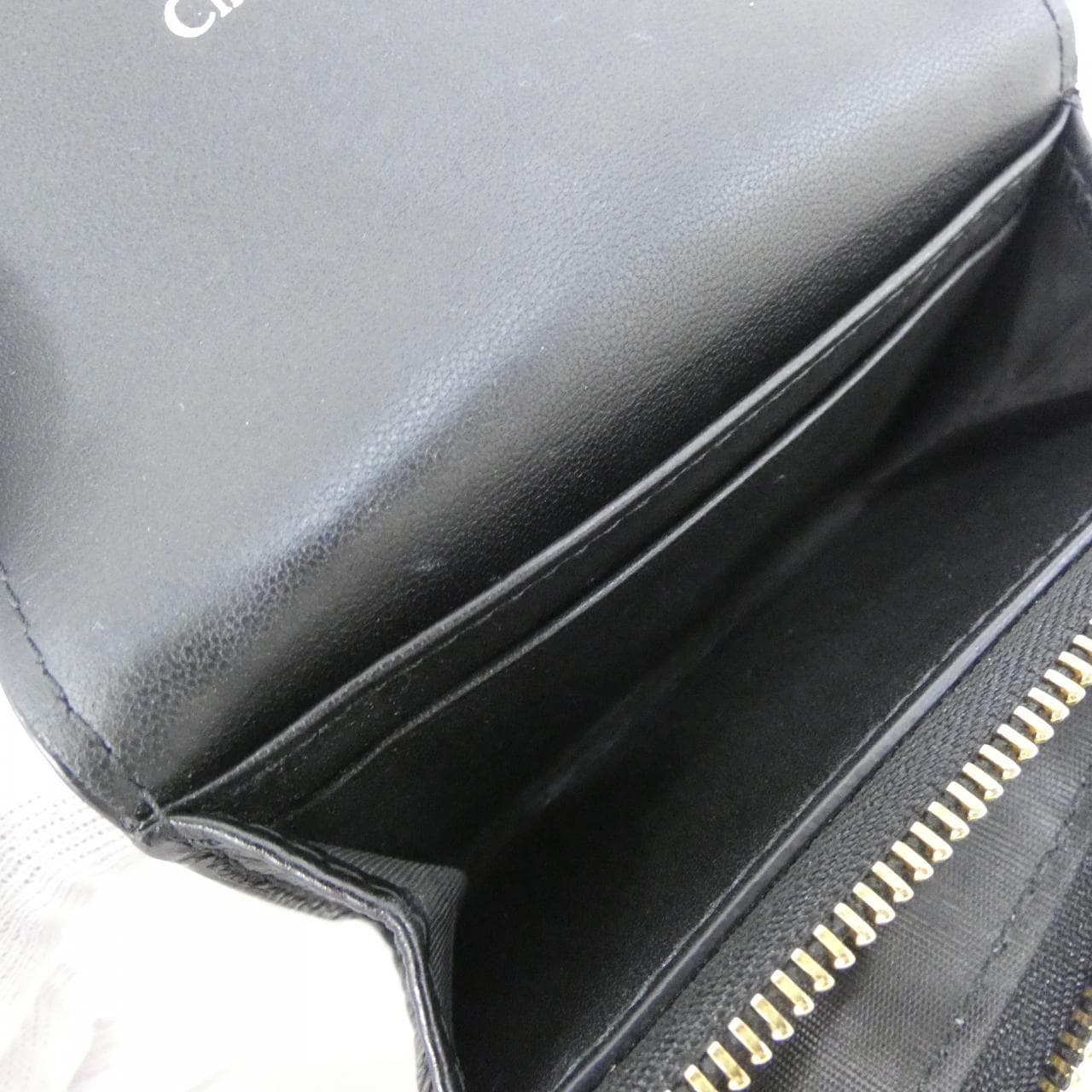 クリスチャンディオール ディオール カロ グリシン ウォレット S5132UWHC 財布