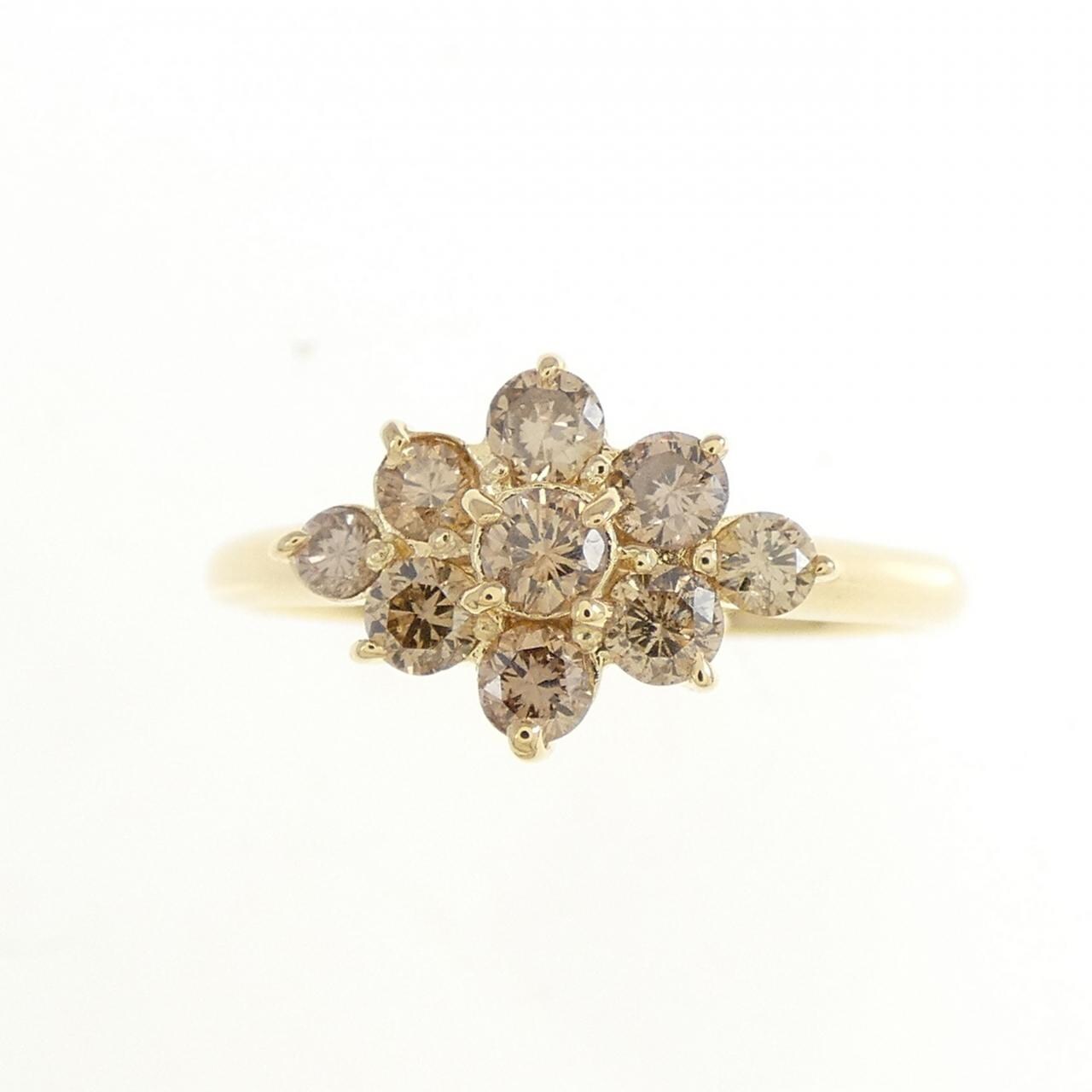 K18YG ダイヤモンド リング 0.50CT