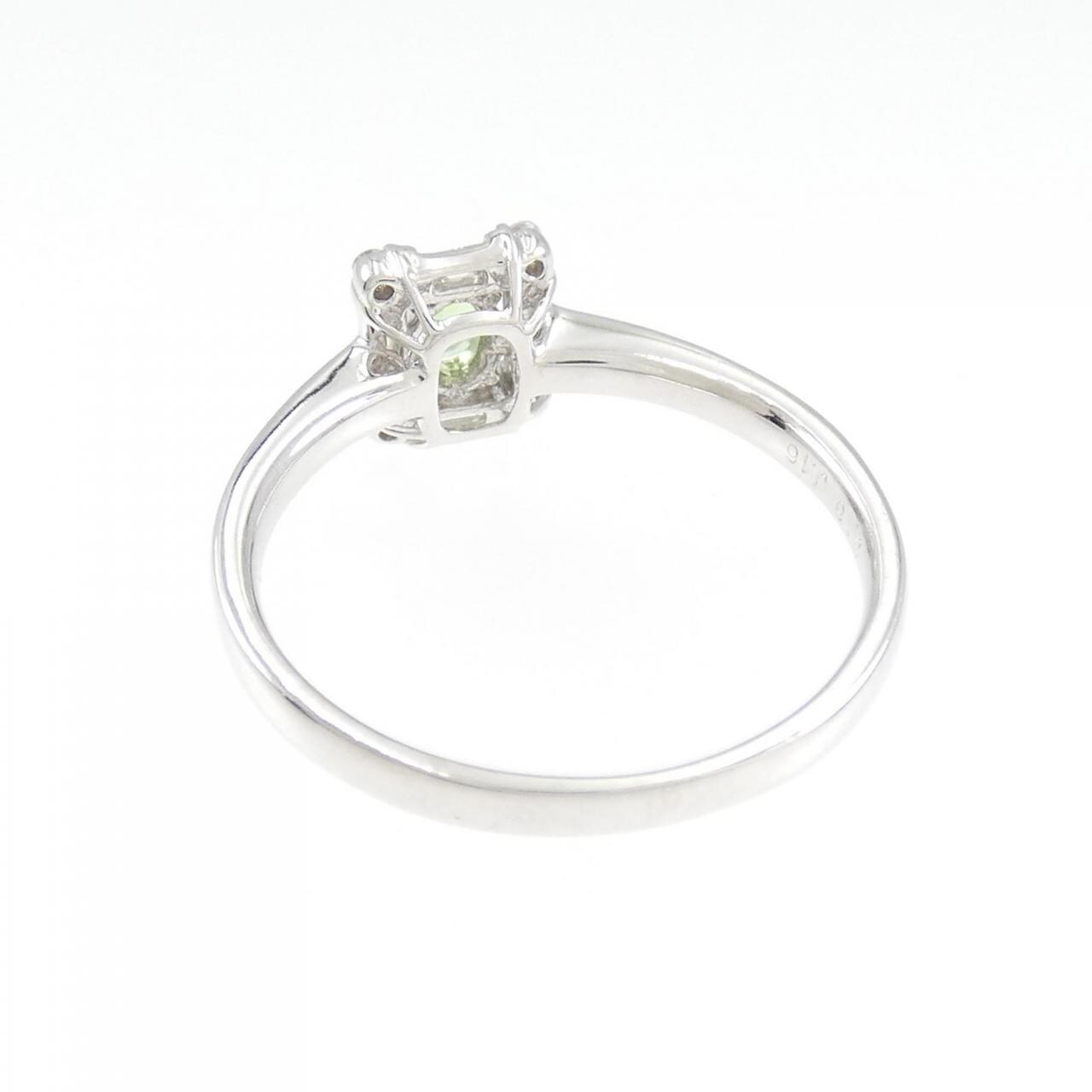 コメ兵｜K18WG グリーンガーネット リング 0.16CT｜ジュエリー｜リング