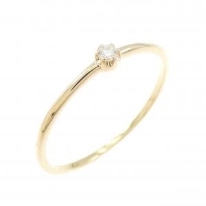 【リメイク】K18YG ダイヤモンド リング 0.03CT