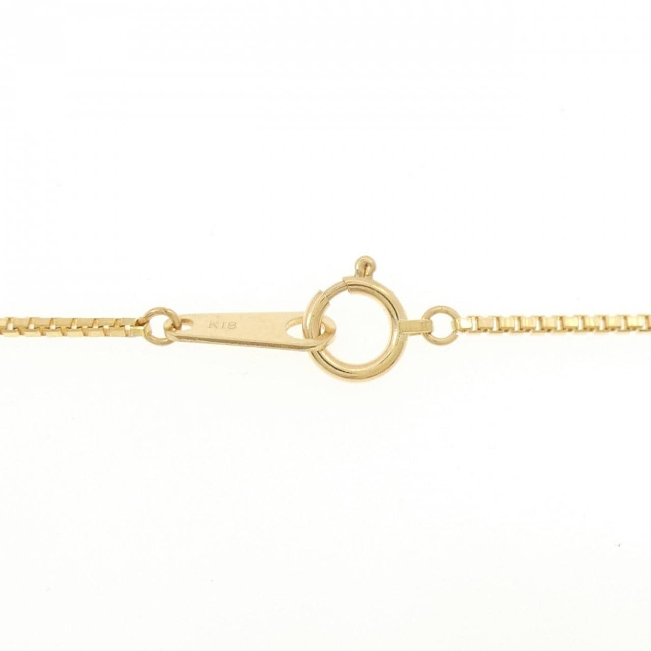 K18YG ダイヤモンド ネックレス 0.17CT