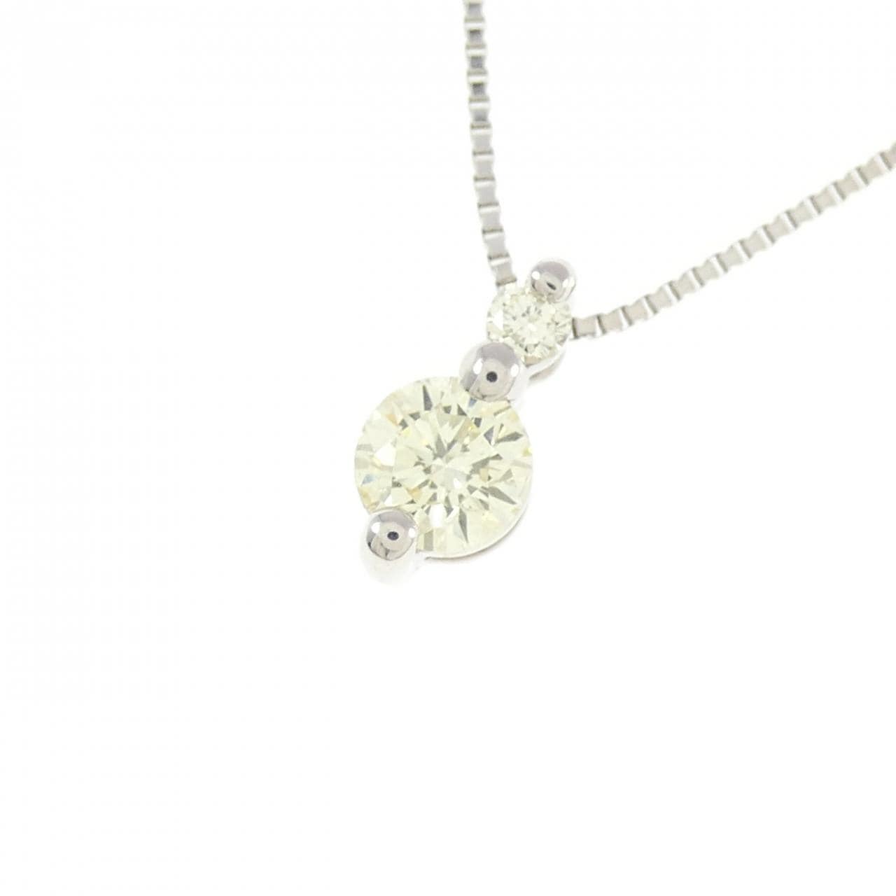PT900/PT850 ダイヤモンド ネックレス 0.455CT