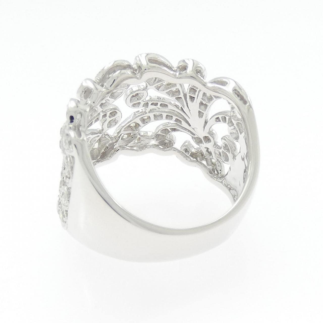 K18WG ダイヤモンド リング 0.90CT