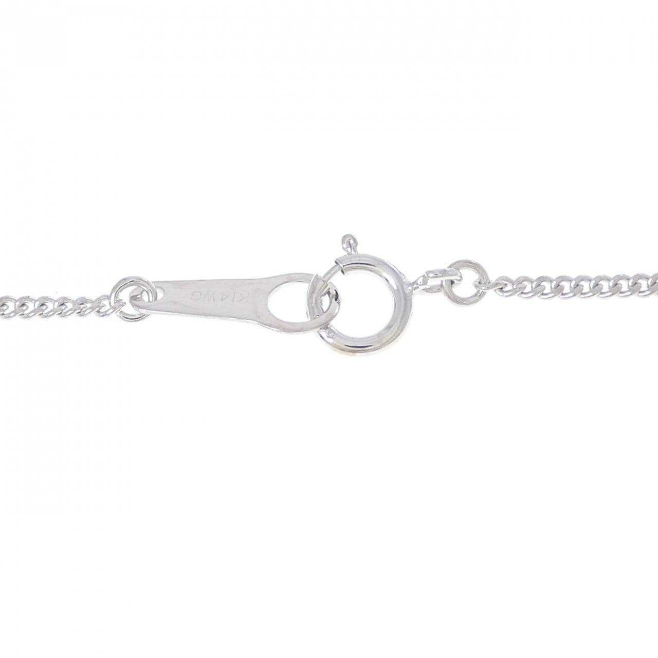 K14WG クロス ダイヤモンド ネックレス 1.00CT