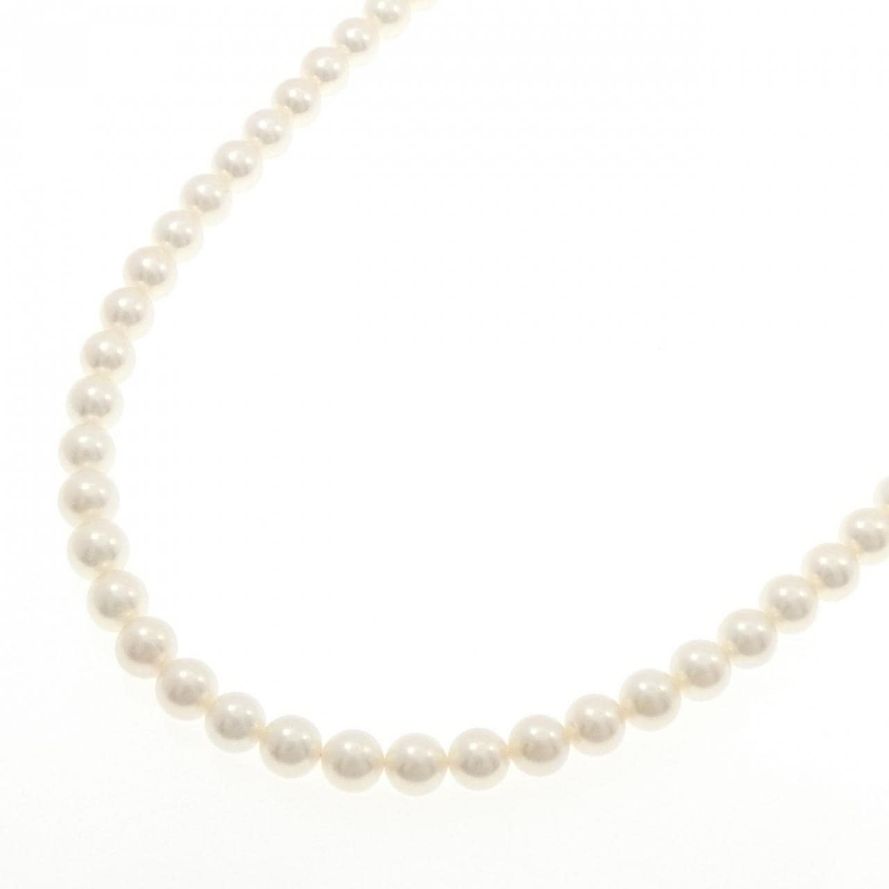 シルバークラスプ アコヤパール ネックレス 6.5-7mm