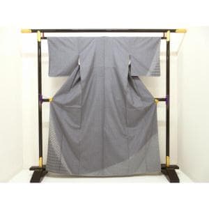 【未使用品】訪問着　赤城紬