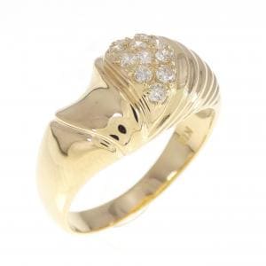 K18YG ダイヤモンド リング 0.16CT