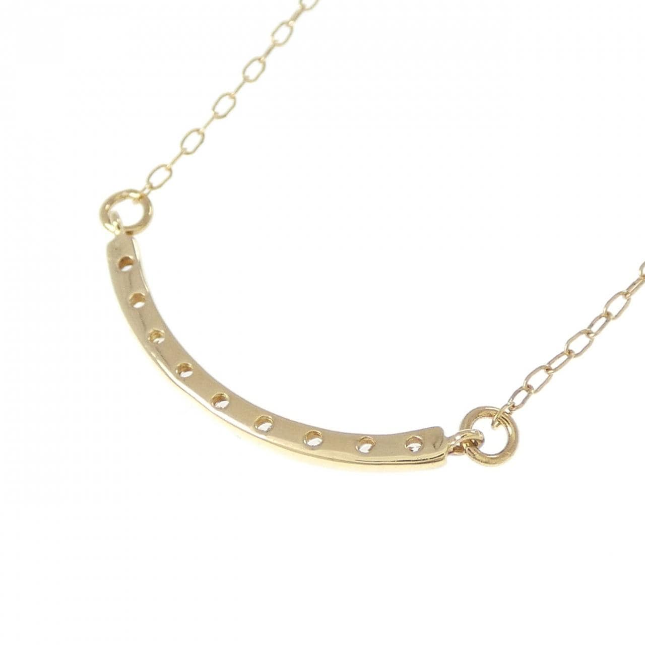 K18YG ダイヤモンド ネックレス 0.04CT