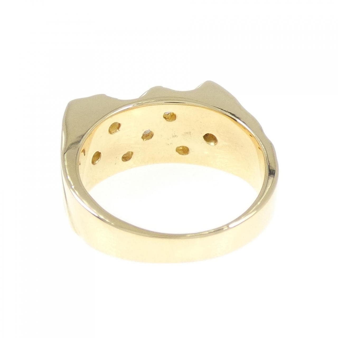 K18YG ダイヤモンド リング 0.65CT