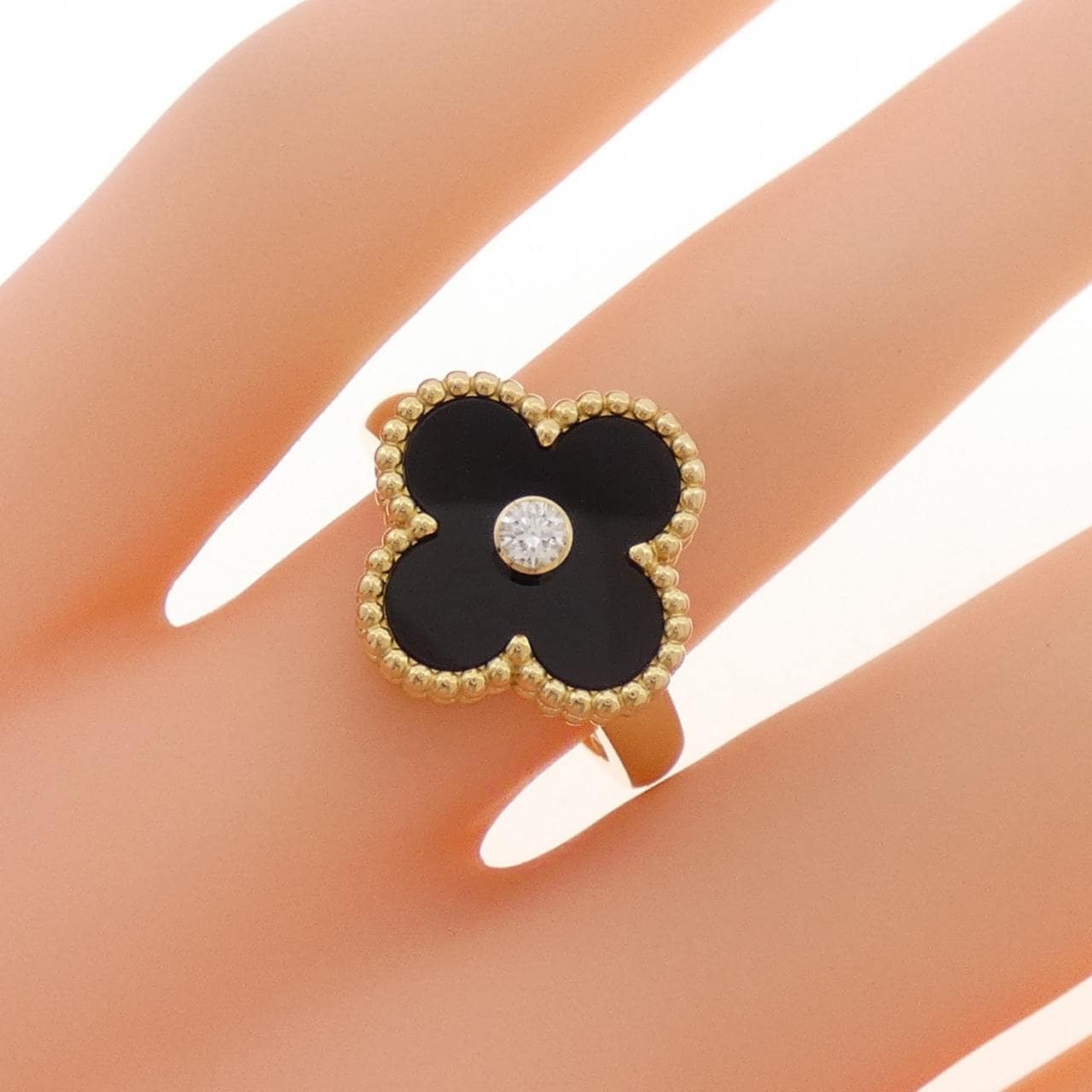 ヴァンクリーフ&アーペル ヴィンテージアルハンブラ リング