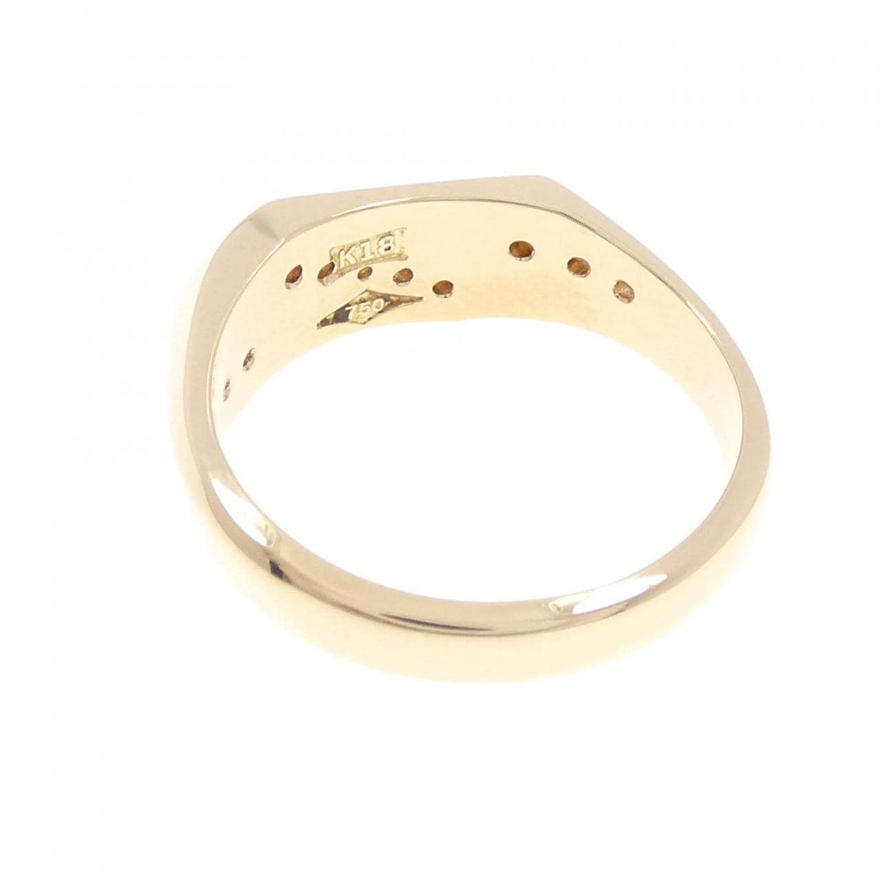 K18PG ダイヤモンド リング