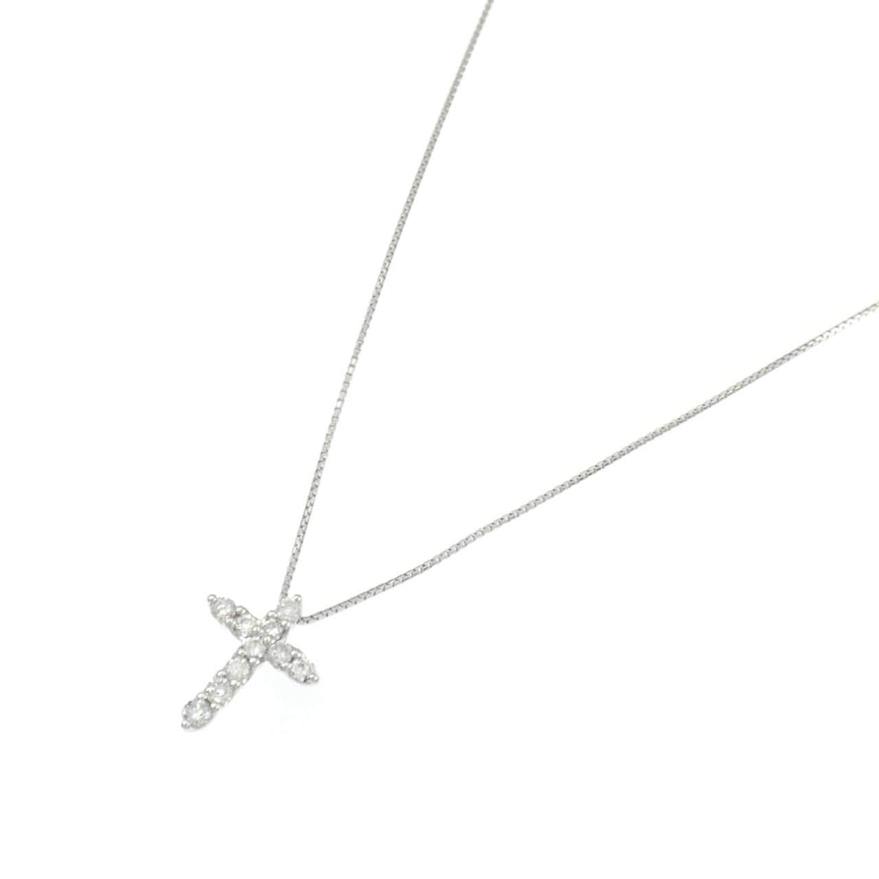 PT900/PT850 十字钻石项链 0.3CT