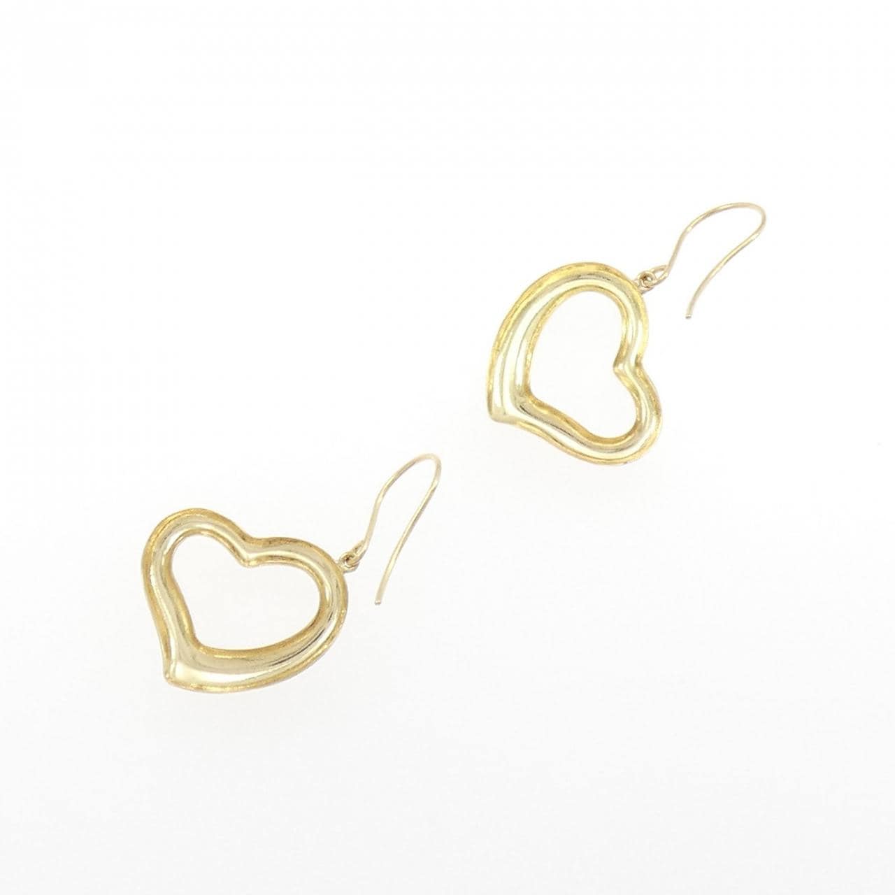 【新品】K18YG ハート ピアス