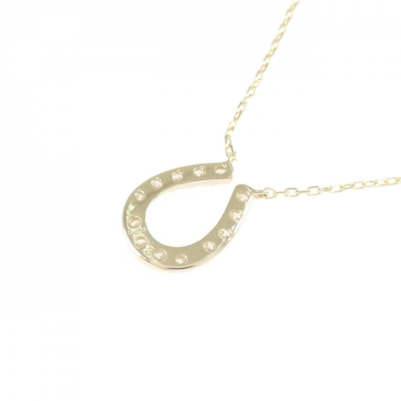 【リメイク】K10YG ダイヤモンド ネックレス 0.10CT