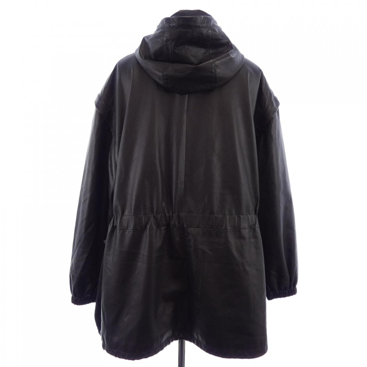 プラダ PRADA 58A044 08P レザージャケット