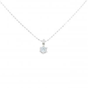 K10WG アクアマリン ネックレス