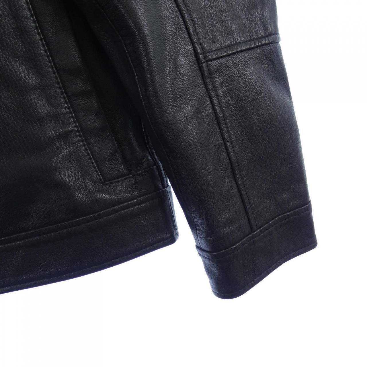 ヒューゴ HUGO レザーライダースジャケット