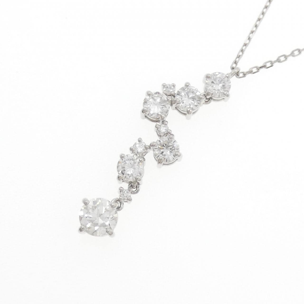 PT900/PT850 ダイヤモンド ネックレス 0.580CT