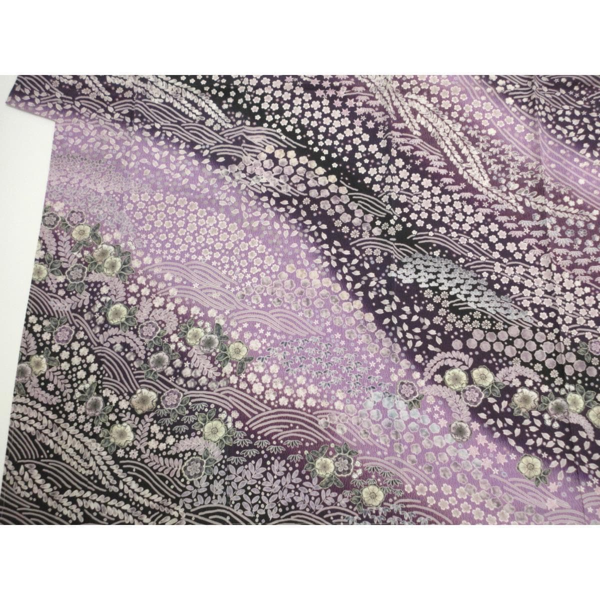 【未使用品】訪問着 友禅加工ボカシ染