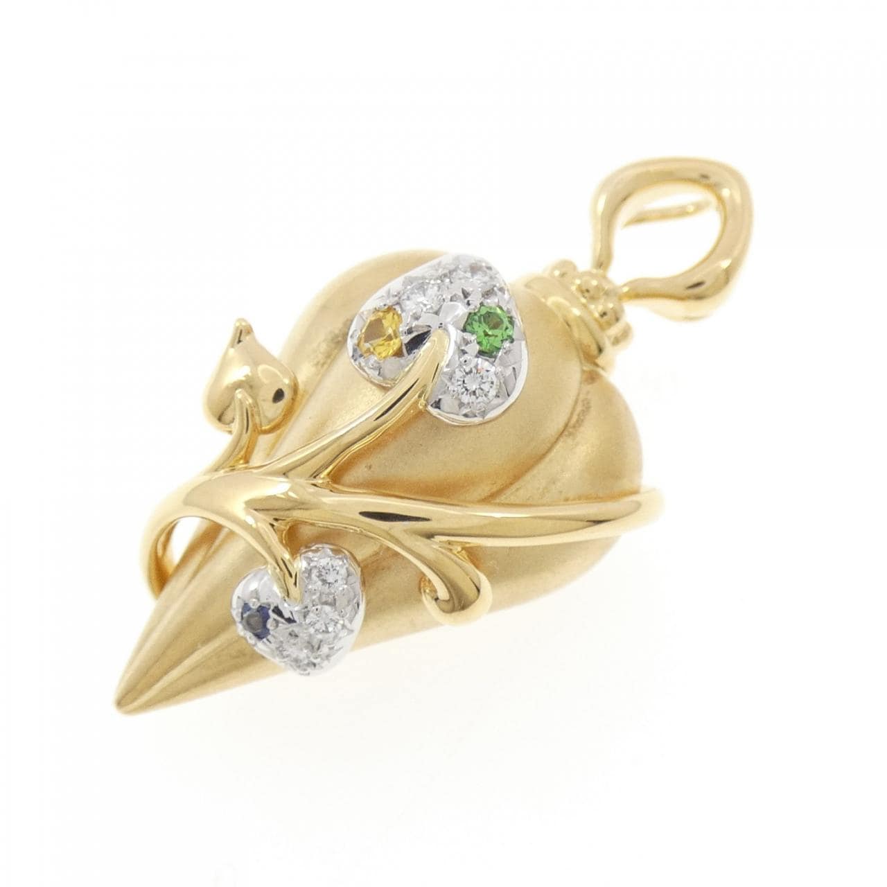 タサキ カラーストーン ペンダント