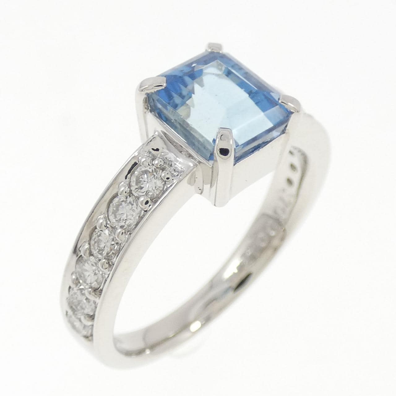 PT900 アクアマリン リング 1.70CT