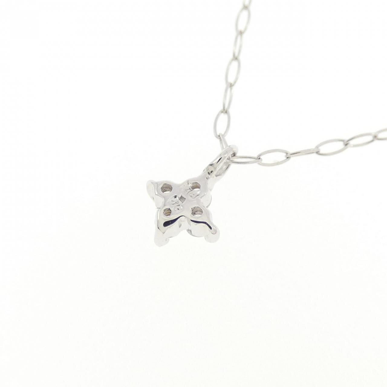 K18WG ダイヤモンド ネックレス 0.03CT