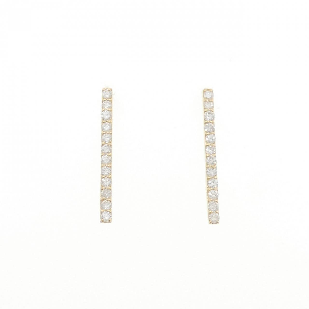 【リメイク】K18YG ダイヤモンド ピアス 0.40CT
