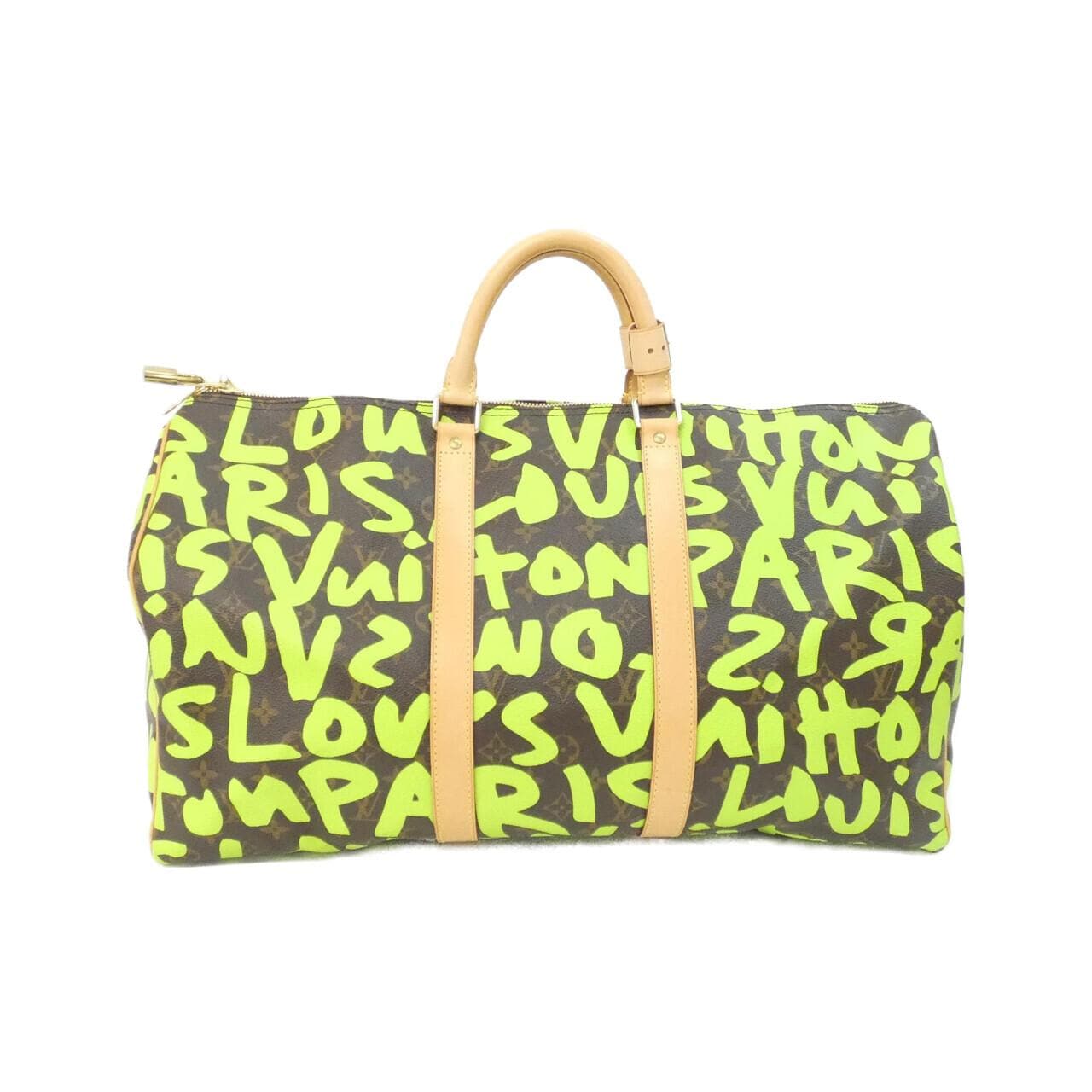 ルイヴィトン モノグラム グラフィティ(スティーブン スプラウス) キーポル 50cm M93700 ボストンバッグ