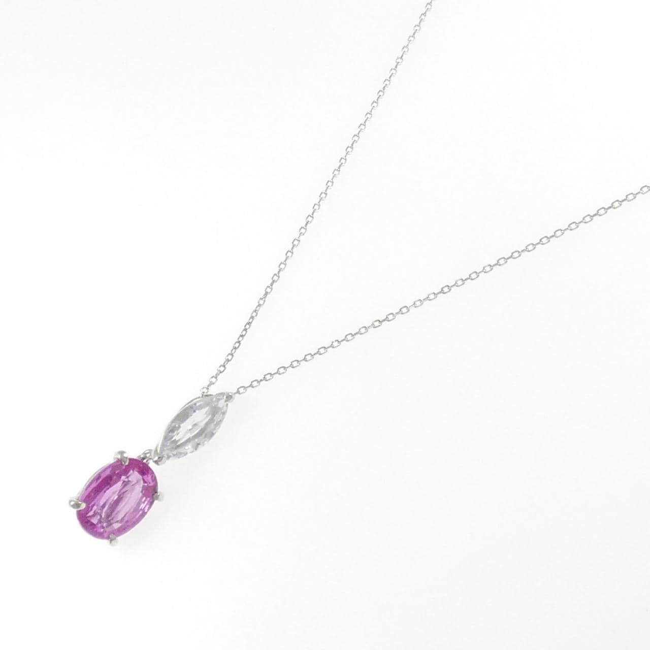 PT900/PT850 サファイヤ ネックレス 2.40CT