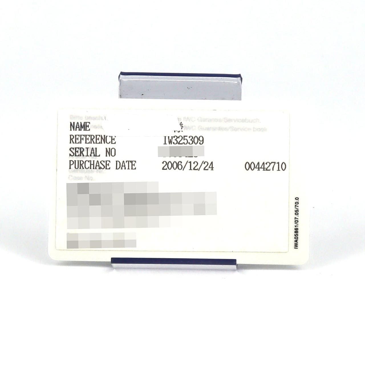 IWC マークXV IW325309 SS 自動巻