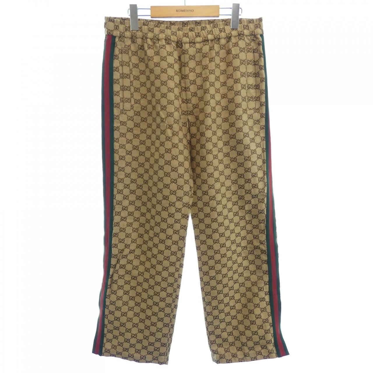 グッチ GUCCI GGリネンブレンドキャンバスジョギングパンツ 791596 ZAM7G パンツ