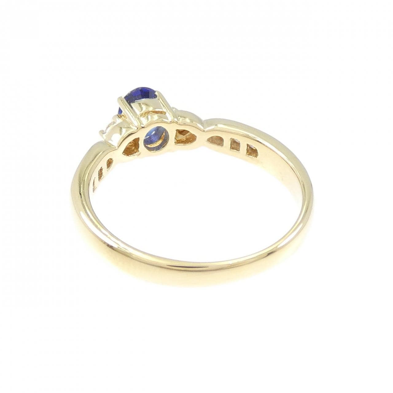 750YG藍寶石戒指