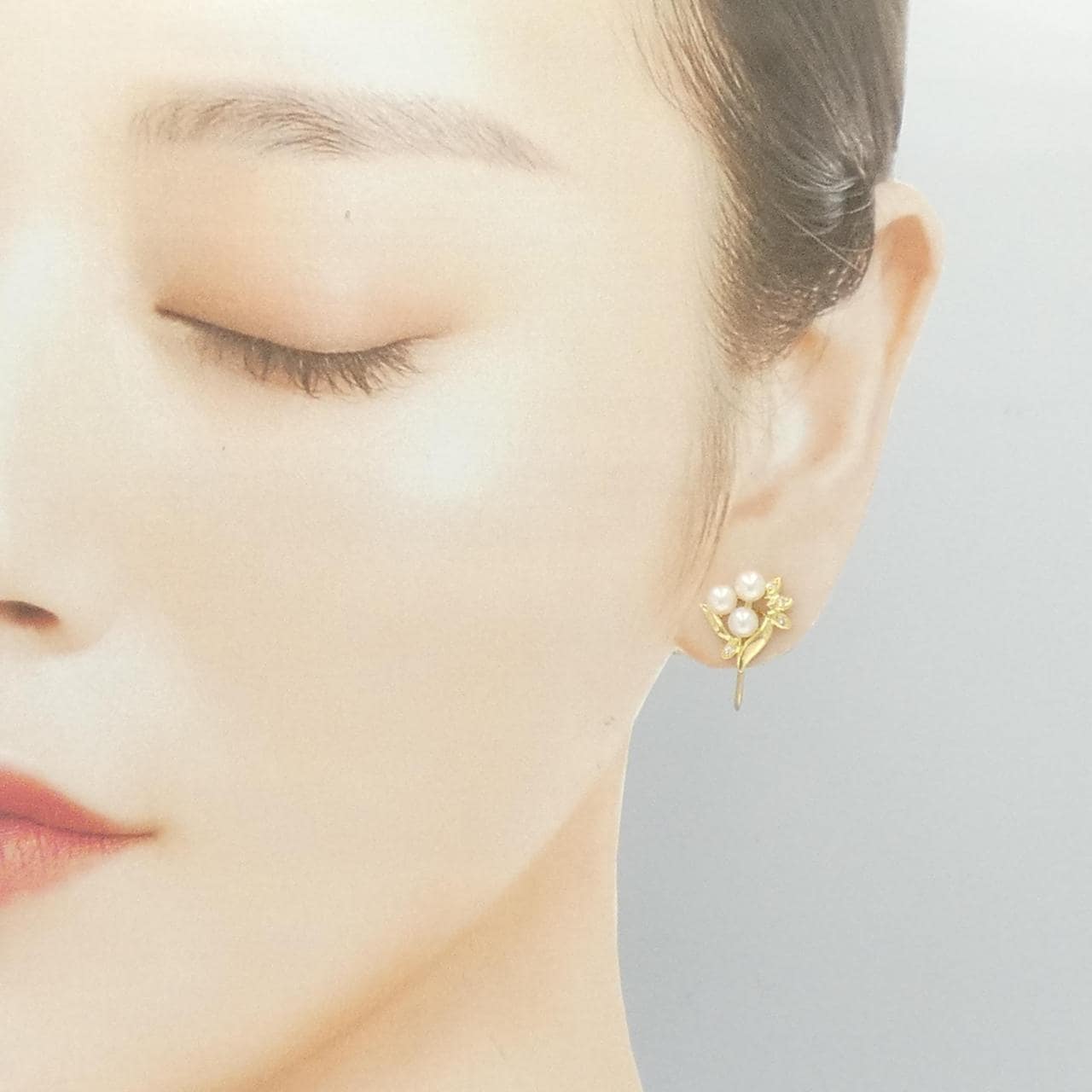 K18YG アコヤパール イヤリング