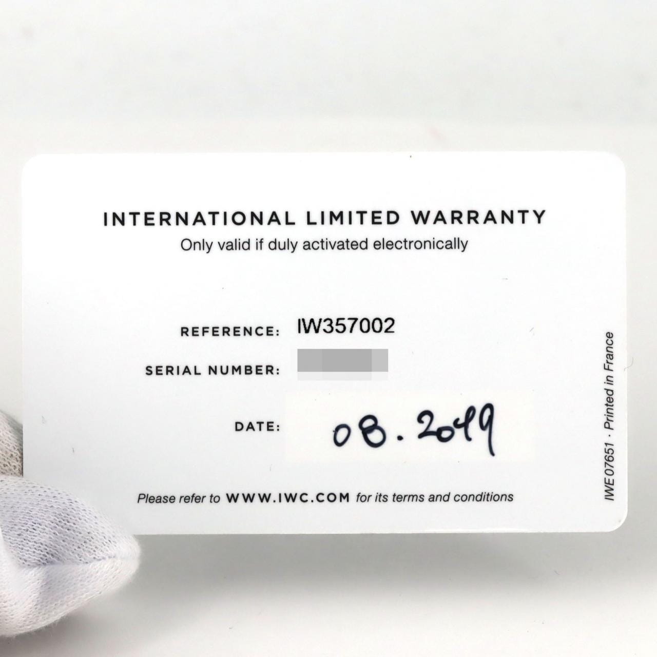 IWC インヂュニア IW357002 SS 自動巻