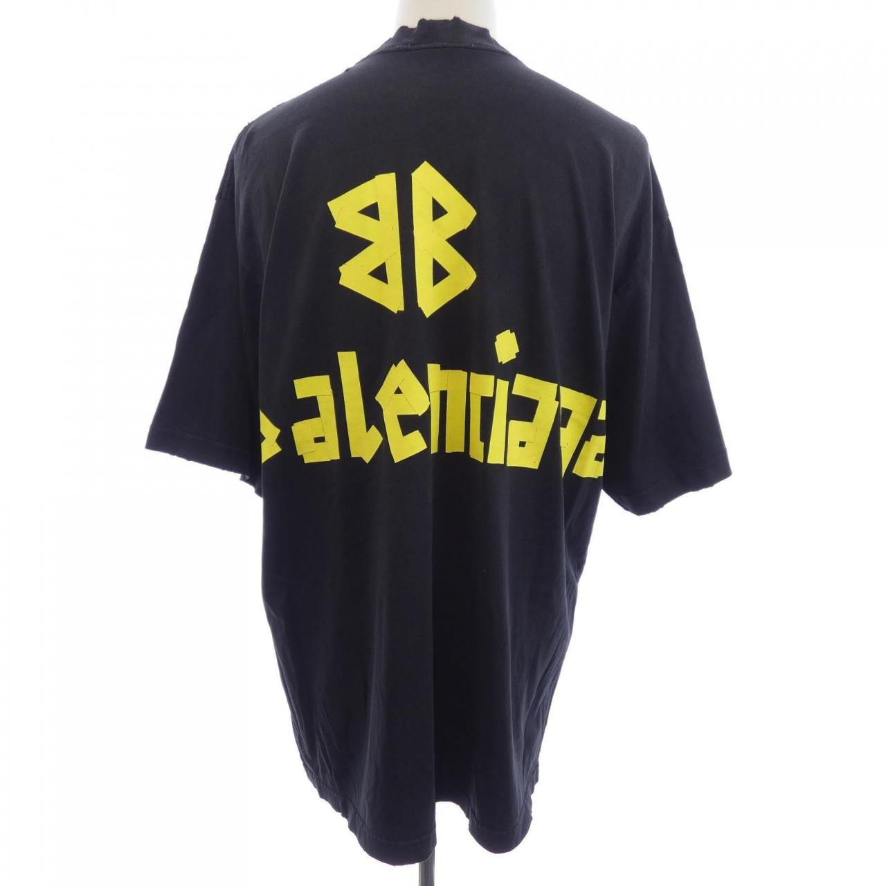 バレンシアガ BALENCIAGA TAPE TYPE Tシャツ ミディアムフィット 739784 TOVA9 UNISEX Tシャツ