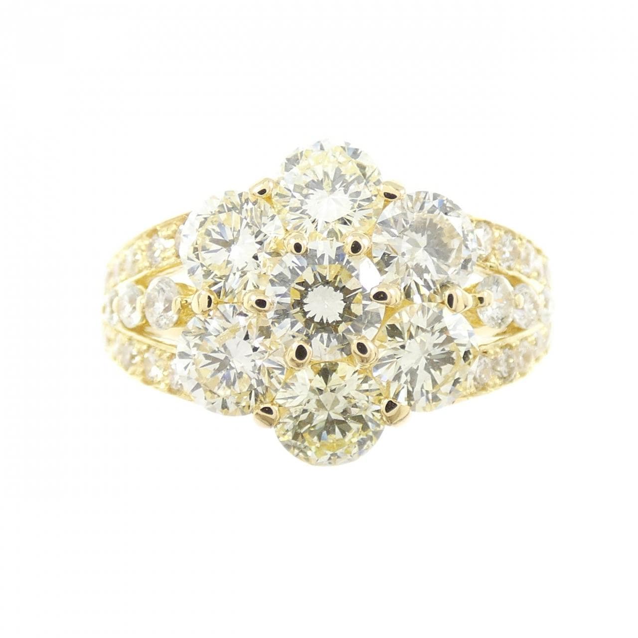 K18YG ダイヤモンド リング 2.00CT